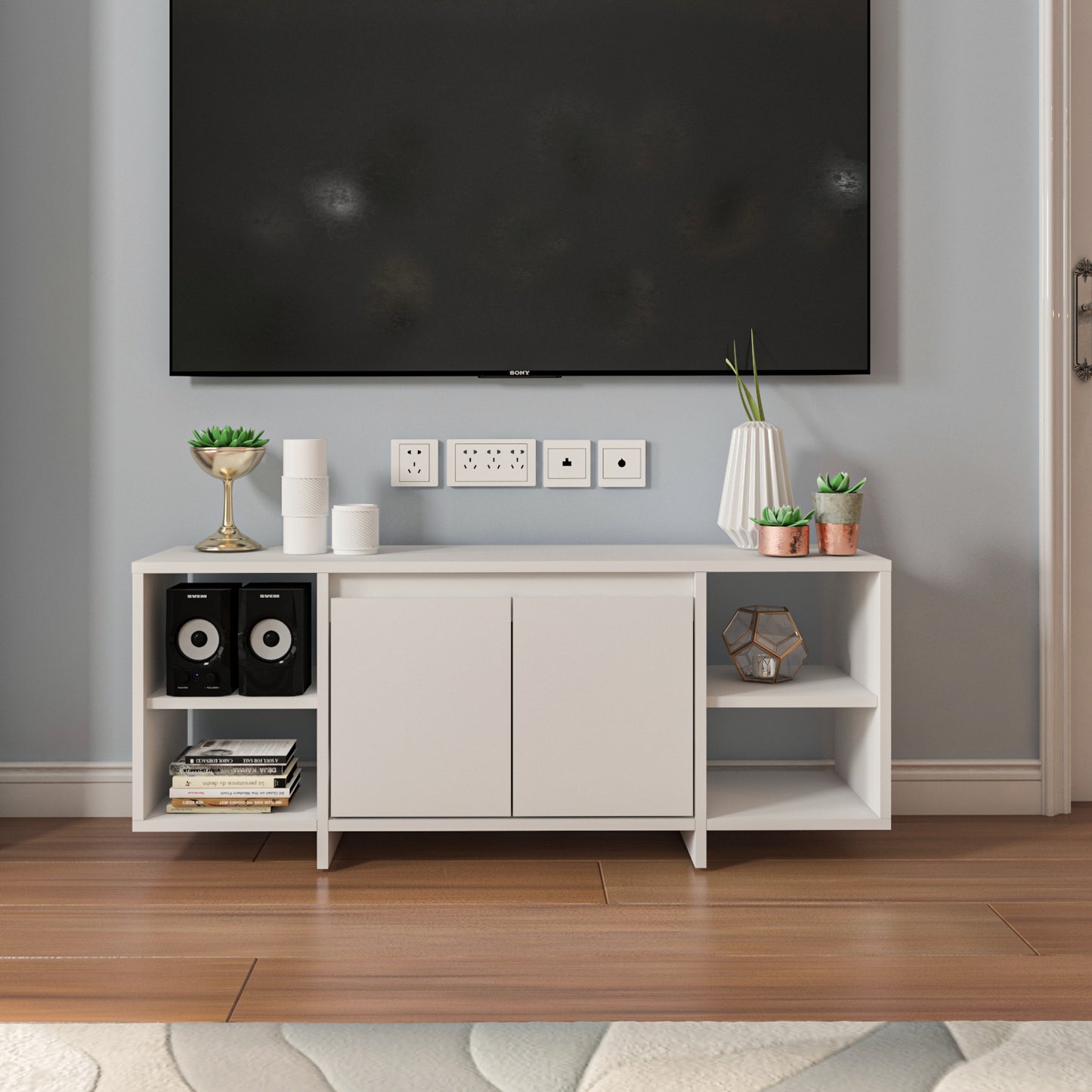 TV Unit - Multi Color - MDF - 120x35x52 cm