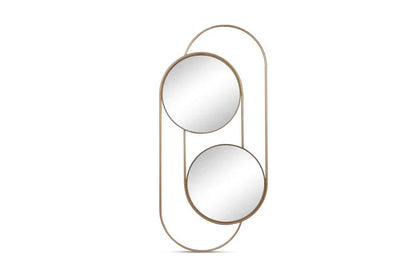 Mirror - Steel - Gold - 80x130 cm