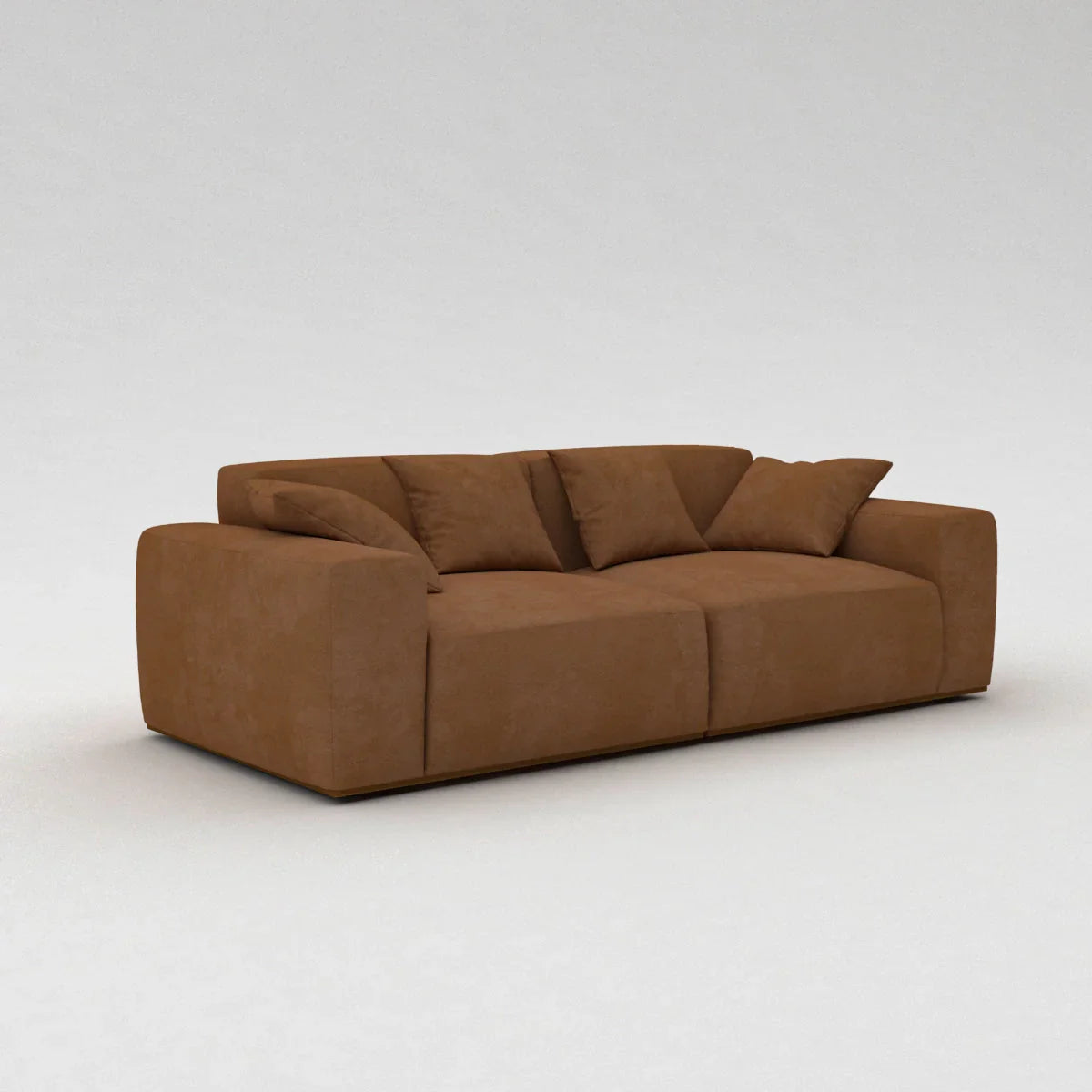 Sofa - Beech Wood - Linen Fabric - 225x85 cm - Cataloug