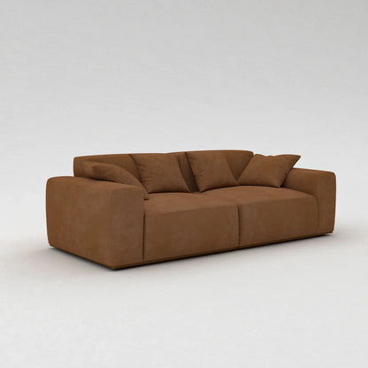 Sofa - Beech Wood - Linen Fabric - 225x85 cm - Cataloug