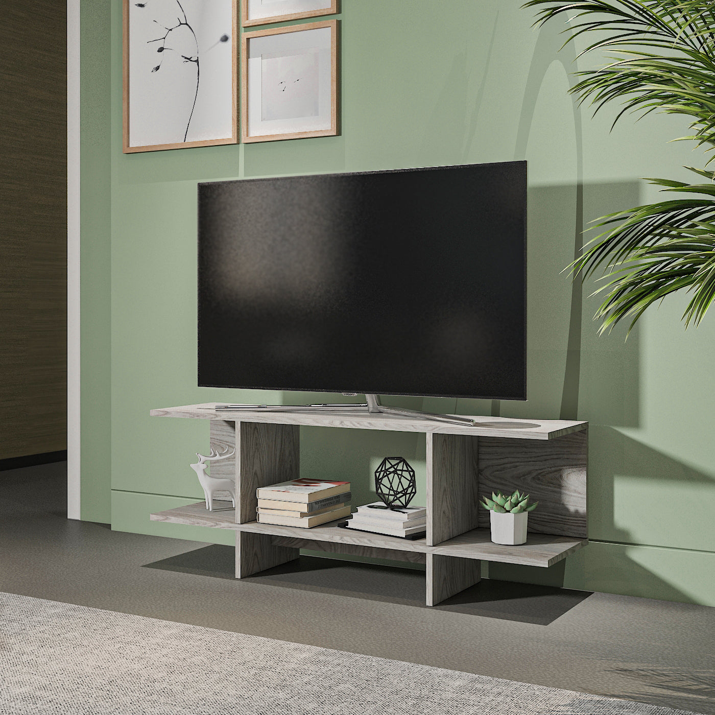 TV Unit - MDF - Multi Color - 120x30x45 cm