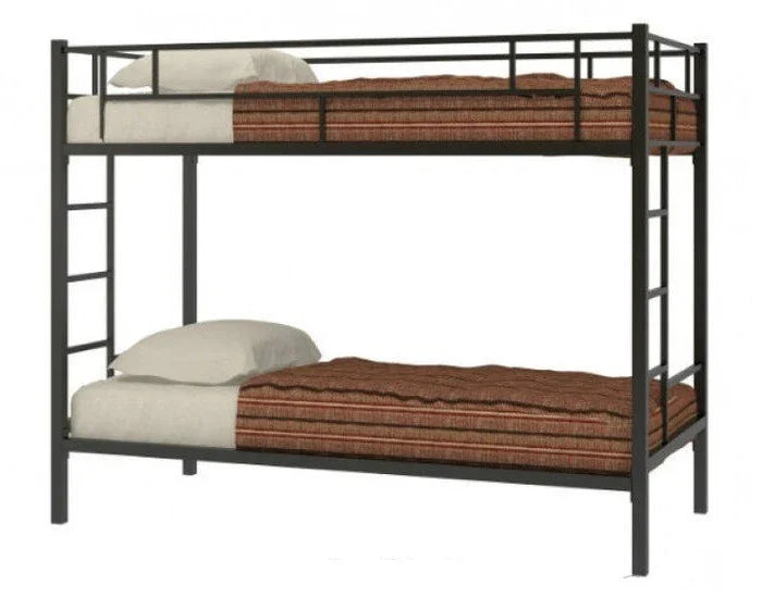 Bed Bunk - Steel - Black - 120x200x200 cm