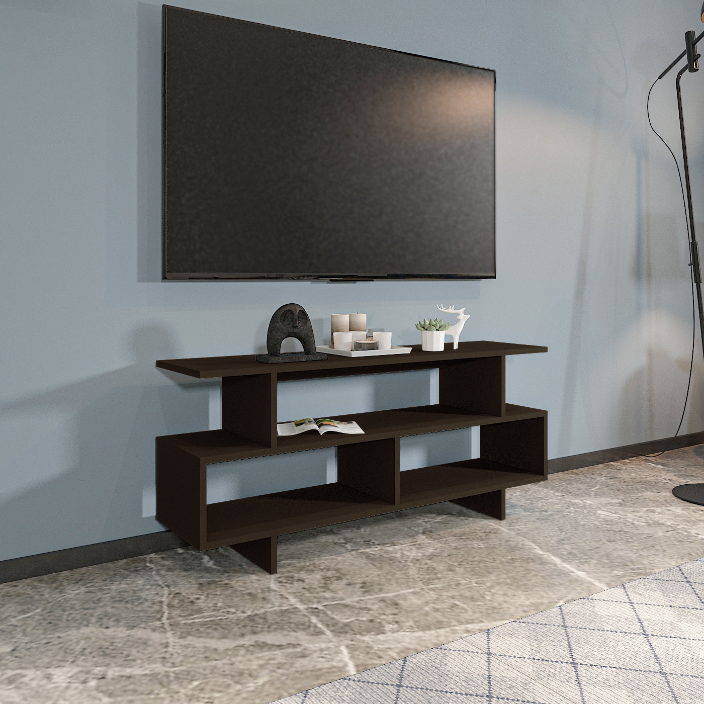 TV Unit - Multi Color - MDF - 120x30x53 cm