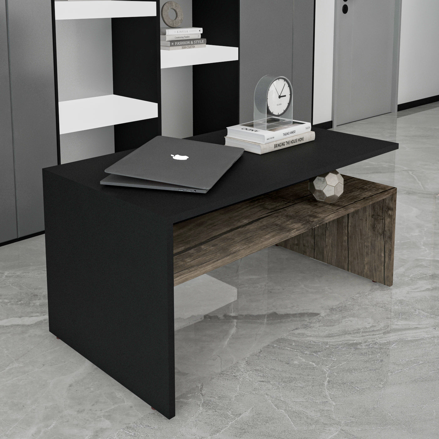 Coffee Table - MDF - Multi Color - 90x50x45 cm