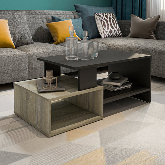 Coffee Table - MDF - Multi Color - 80x50x40 cm