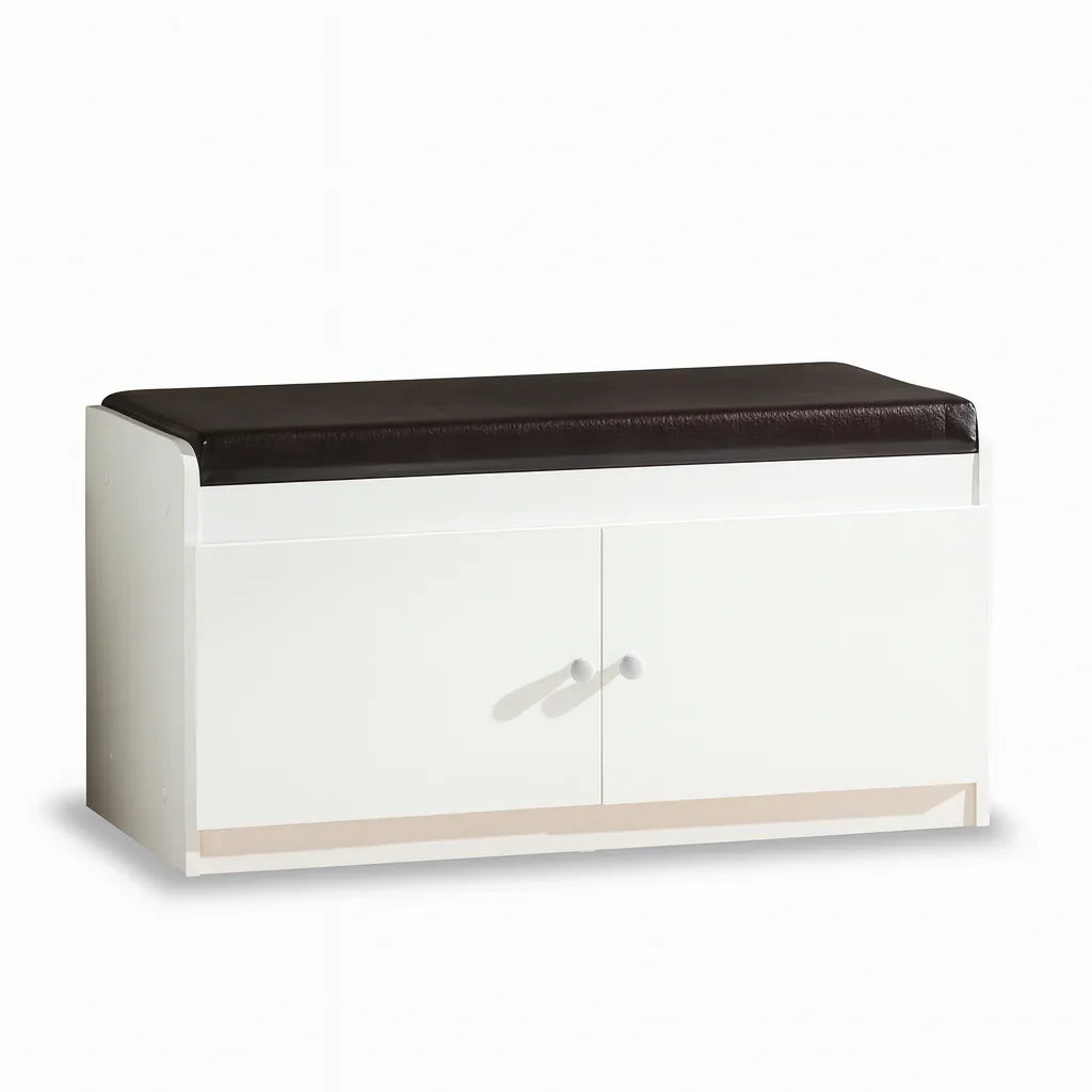 Shoe Rack - MDF wood - White - 80x40x100 cm - Cataloug