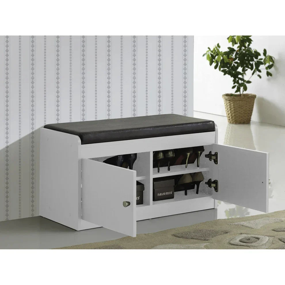 Shoe Rack - MDF wood - White - 80x40x100 cm - Cataloug