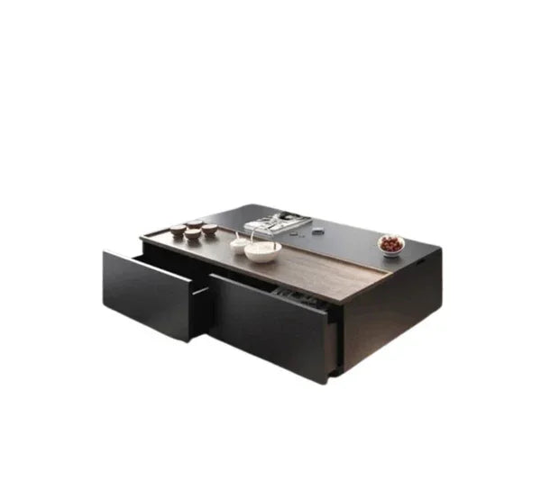 Bundle of TV Table and Coffee Table - MDF wood - Black & Brown - Cataloug
