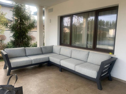 Outdoor Set - 2 Pieces - White & Black