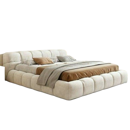 Bed- MDF Wood - Beige - Multi Size