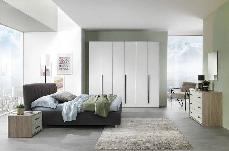 Full Bedroom - MDF -White & Grey - Cataloug