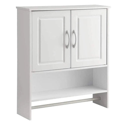 وحدة تخزين مثبتة على الحائط -  أبيض - 22x65x85 سم