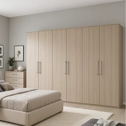 Full Bedroom - MDF Wood - White & Beige