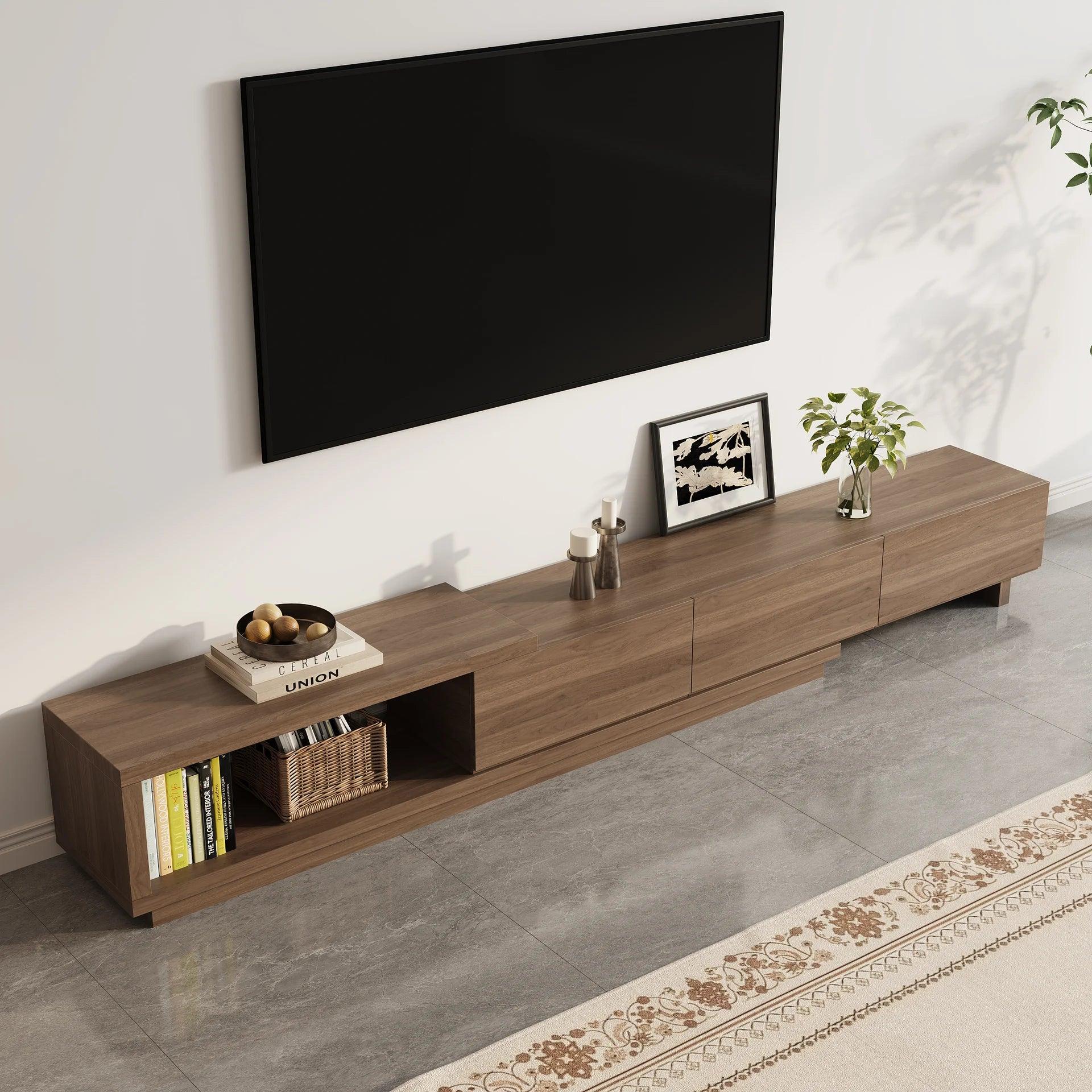 TV Unit - MDF Wood - Multi Color - 210x40x35 cm - Cataloug