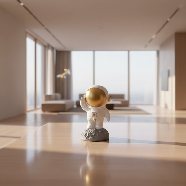 Table Acccessories -Polyster - Off White & Gold- 5x10 cm