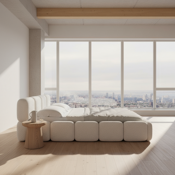 سرير - خشب ام دي اف- بيج - متعدد المقاسات