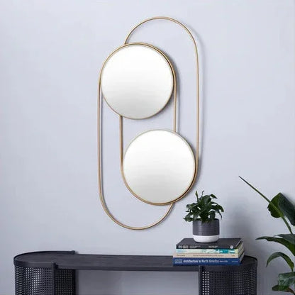 Mirror - Steel - Gold - 80x130 cm