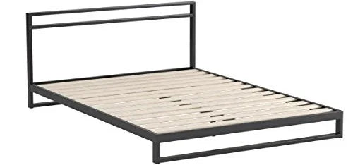 Bed - Steel - Black - 120x200x125 cm