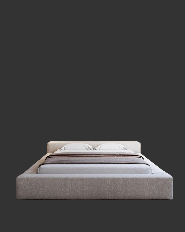 سرير - خشب ام دي اف- بيج - متعدد المقاسات