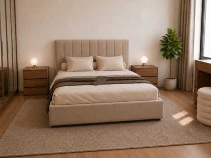 Full Bedroom  - MDF Wood - Brown