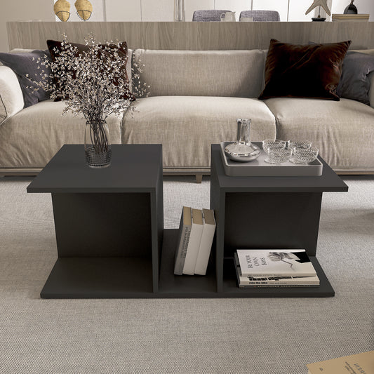 ترابيزة قهوة - MDF - متعددة الألوان - 100x50x40