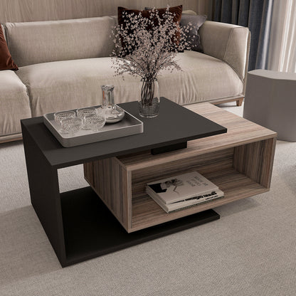 Coffee Table - Multi Color - MDF - 100x50x42 cm