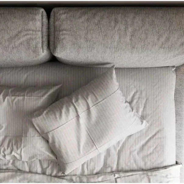 Bed - MDF - Linen - Multi Sizes - Cataloug