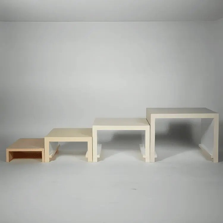 Set of side table - NW - Wooden color - 30x30x30 cm