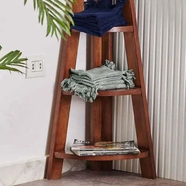 وحدة رفوف - بني - 30x40x160 سم