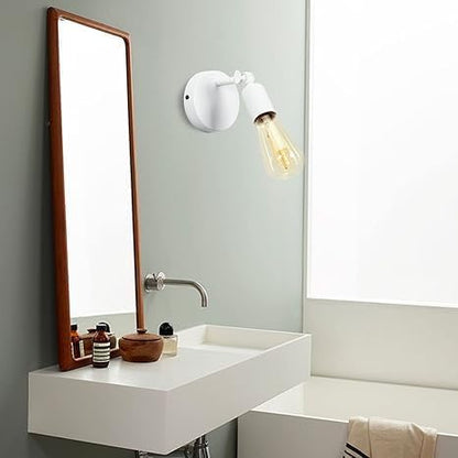 لمبه حائط - معدن - أبيض - 60x60x120 سم