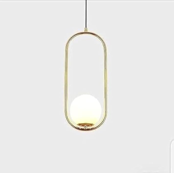 مصباح سقف - معدن - ذهبي - 60×60×120 سم