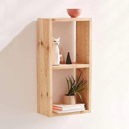Shelf -NW -Wooden color - 35x14x65 cm
