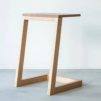 Side Table - NW - Wooden color - 55x35x70 cm