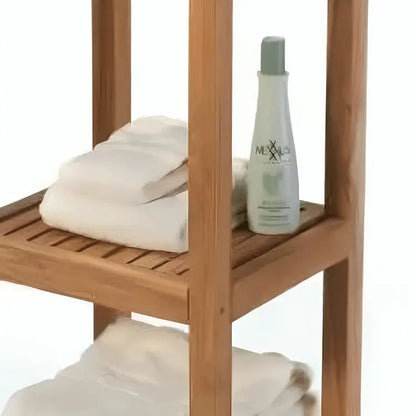 وحدة رفوف - لون خشبي - 36×31×85 سم