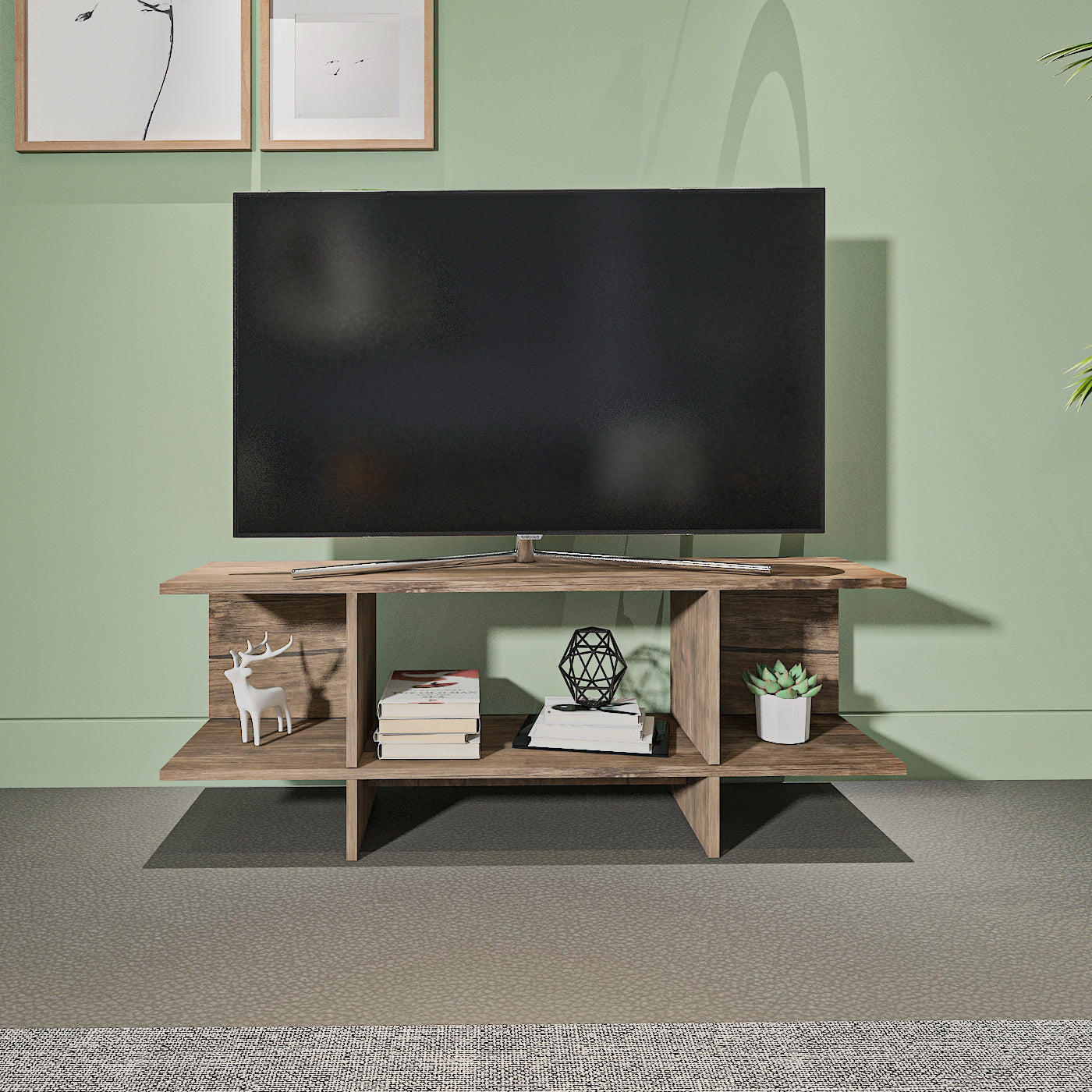 TV Unit - Multi Color - MDF - 120x30x45 cm