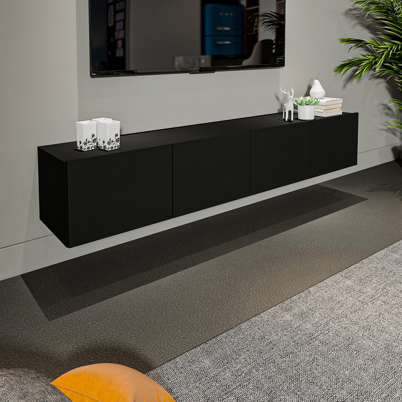 TV Unit - Multi Color - MDF - 180x35x32 cm