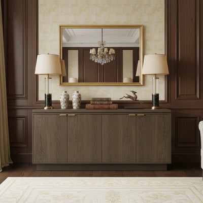 بوفيه - خشب ام دي اف - بني - 175×40×80 سم