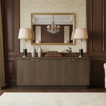 بوفيه - خشب ام دي اف - بني - 175×40×80 سم