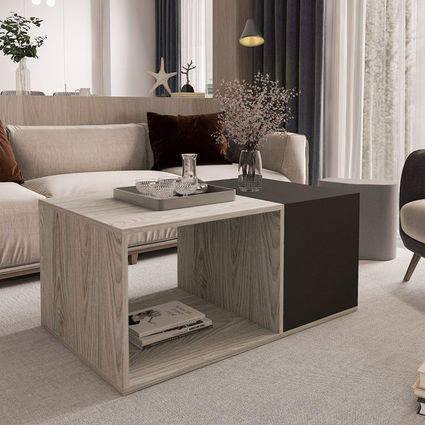 ترابيزه قهوة - متعددة الألوان - خشب MDF - 100x60x40 سم