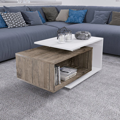 Coffee Table - Multi Color - MDF - 100x50x42 cm