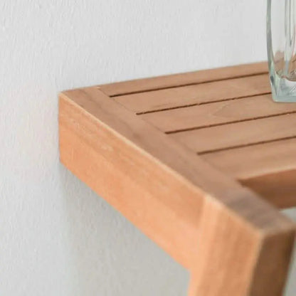 Hanger stand with shelf - NW - Wooden color - 40x18x90 cm