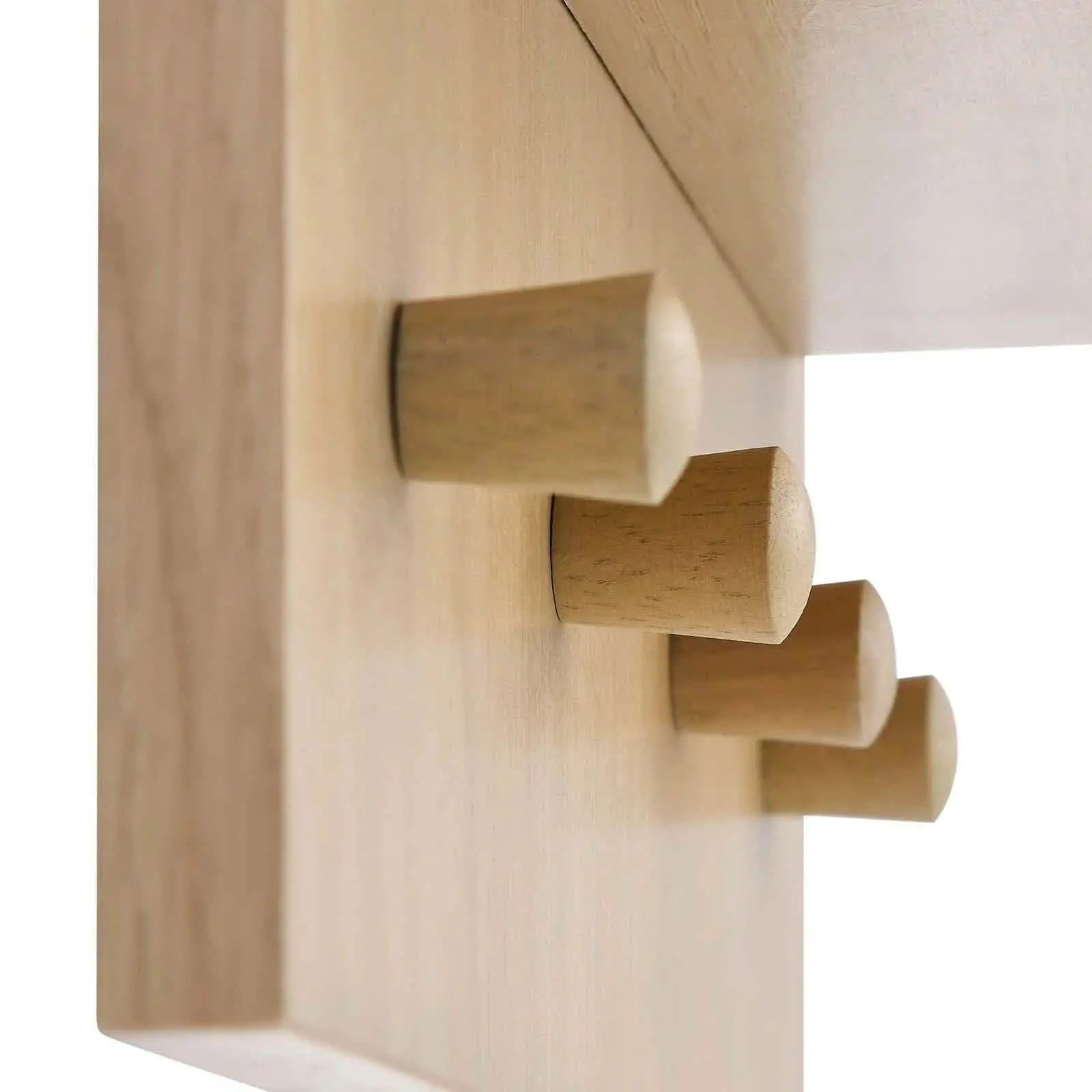 مرآة  - لون خشبي - 90×12×45 سم