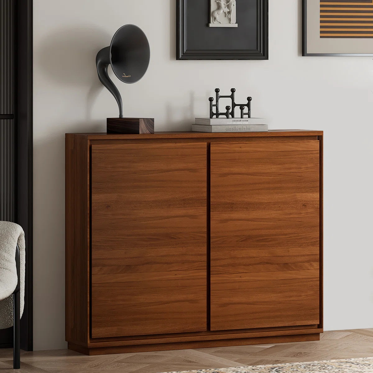 Buffet - MDF Wood - Brown - 85x30x90 cm