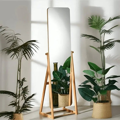 Mirror -NW-Wooden color -47x4x180 cm