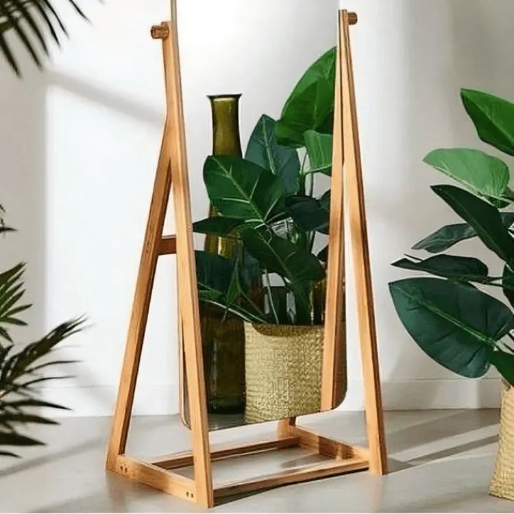 Mirror -NW-Wooden color -47x4x180 cm