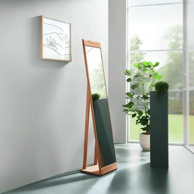 Mirror-NW-Wooden color- 48x44x180 cm