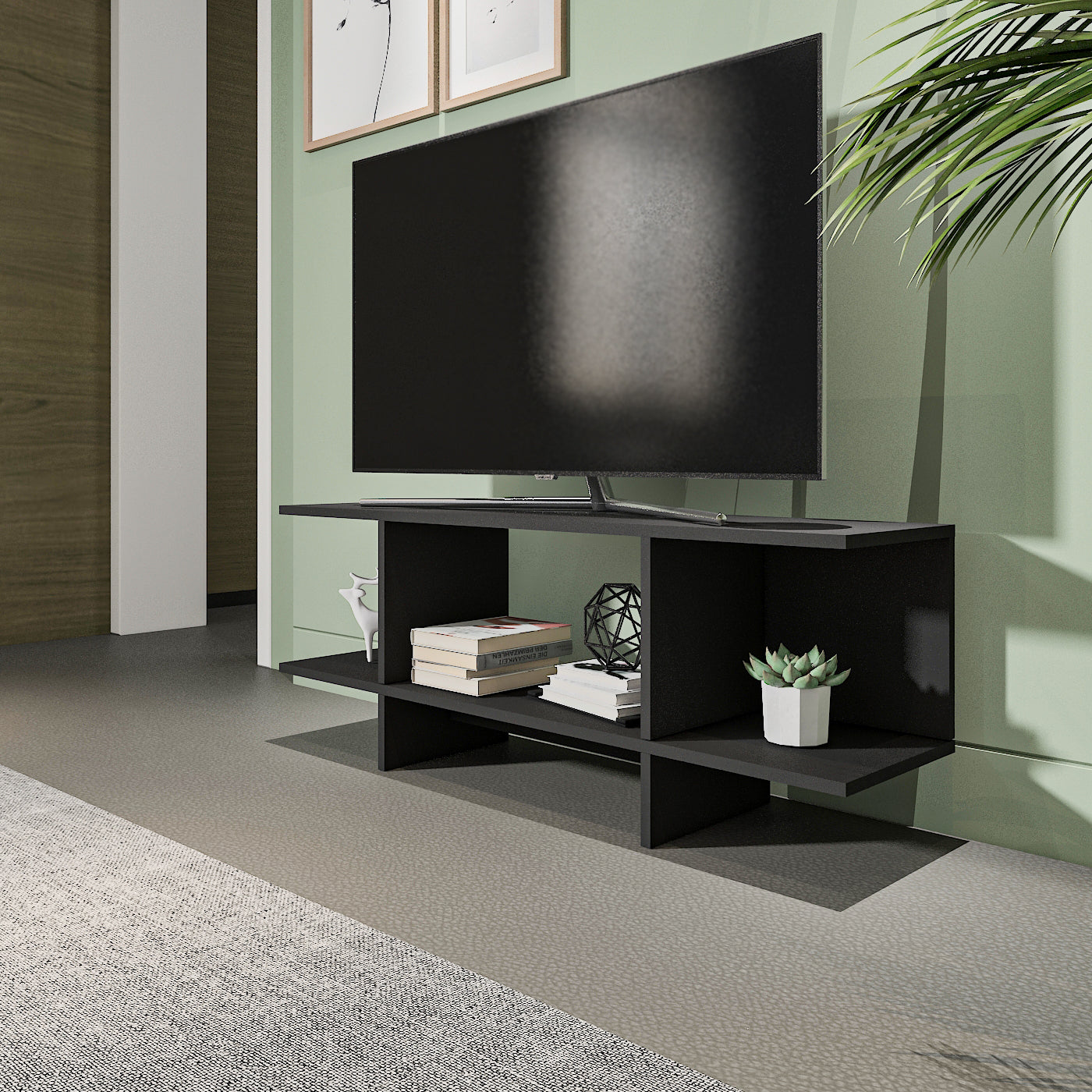 TV Unit - MDF - Multi Color - 120x30x45 cm