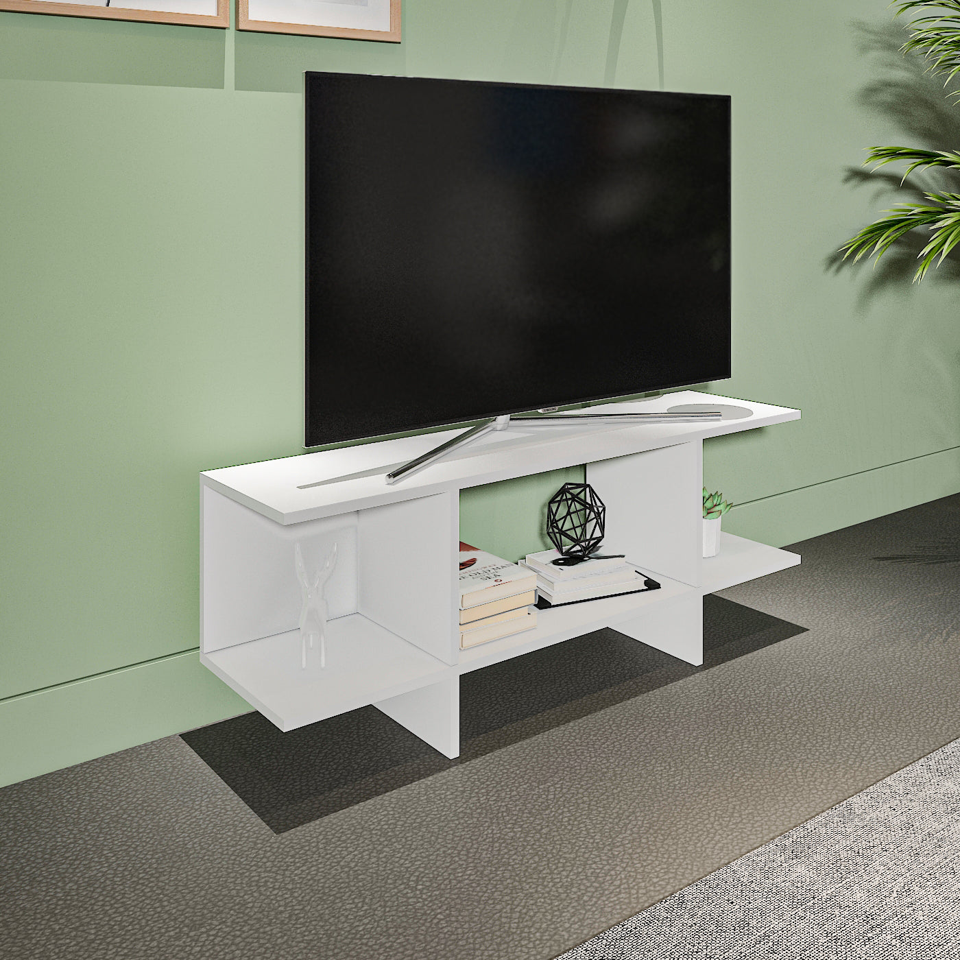 TV Unit - Multi Color - MDF - 120x30x45 cm