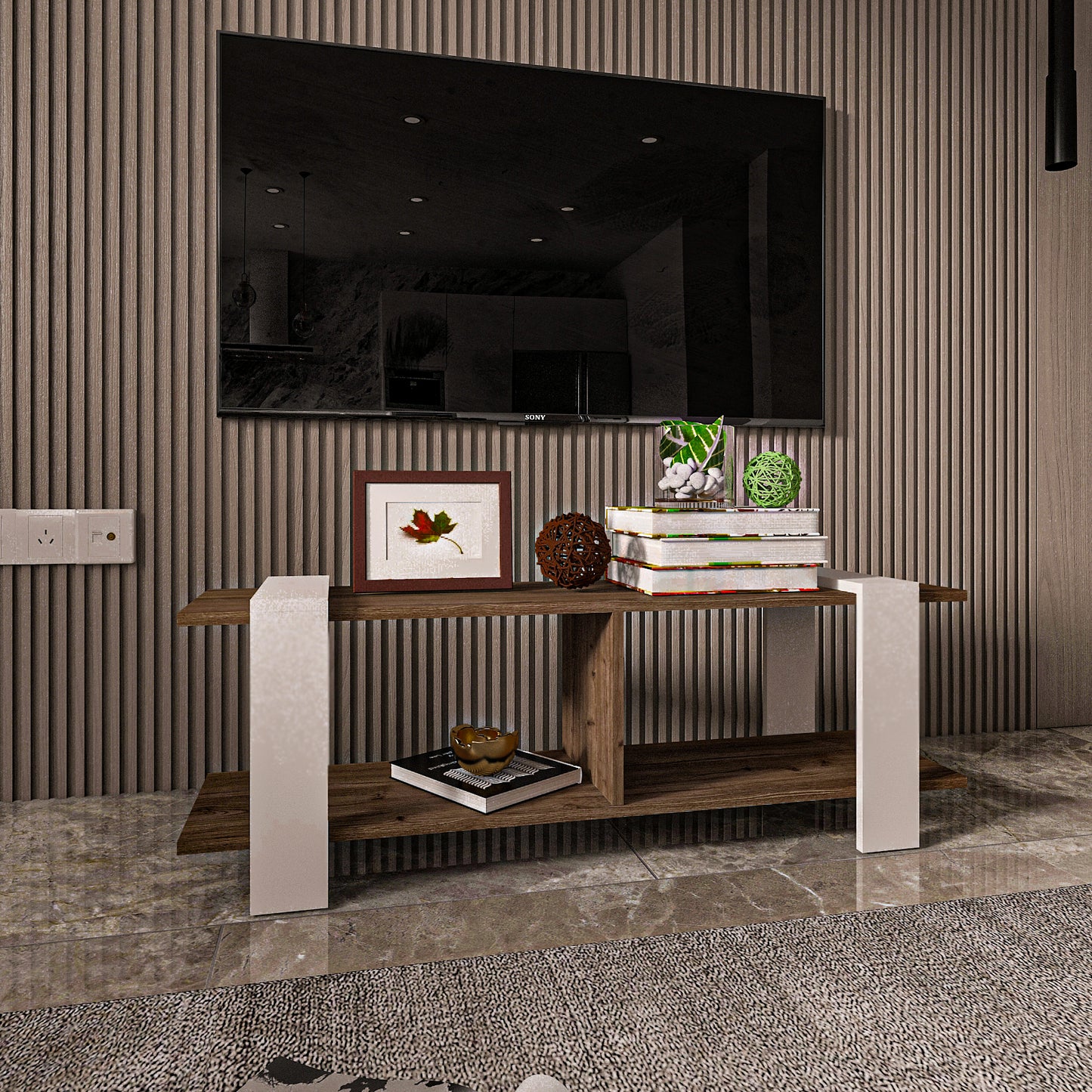 TV Unit - Multi Color - MDF - 120x30x43 cm