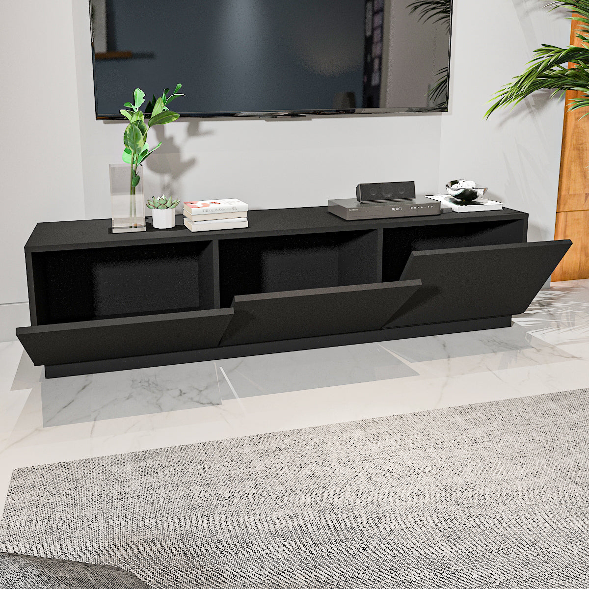 TV Unit - Multi Color - MDF - 160x37x40 cm